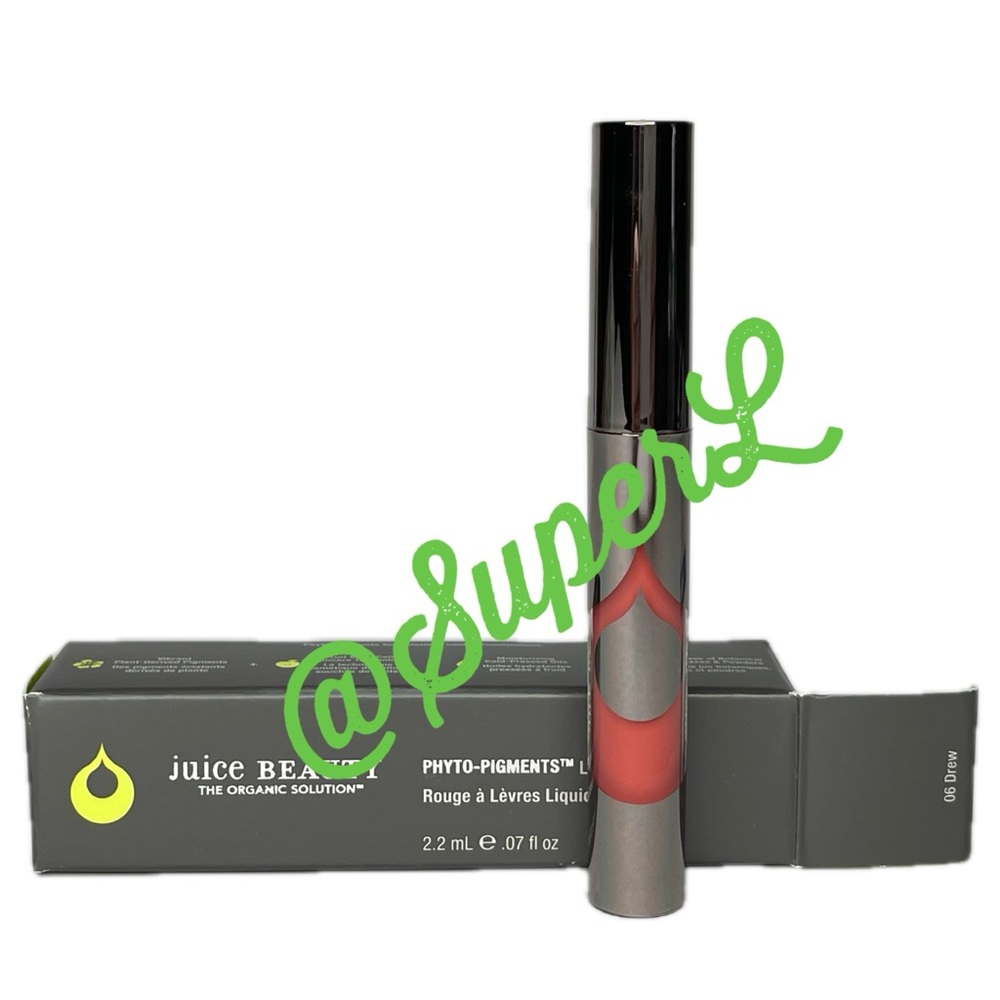 2/$15 Juice Beauty PHYTO-PIGMENTS LIQUID LIP in Drew coral lipstick